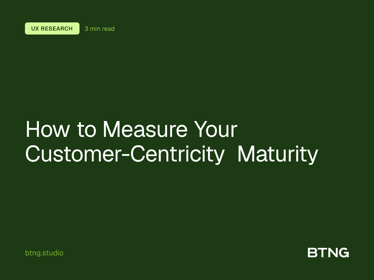 How to Measure Your Customer-Centricity Maturity