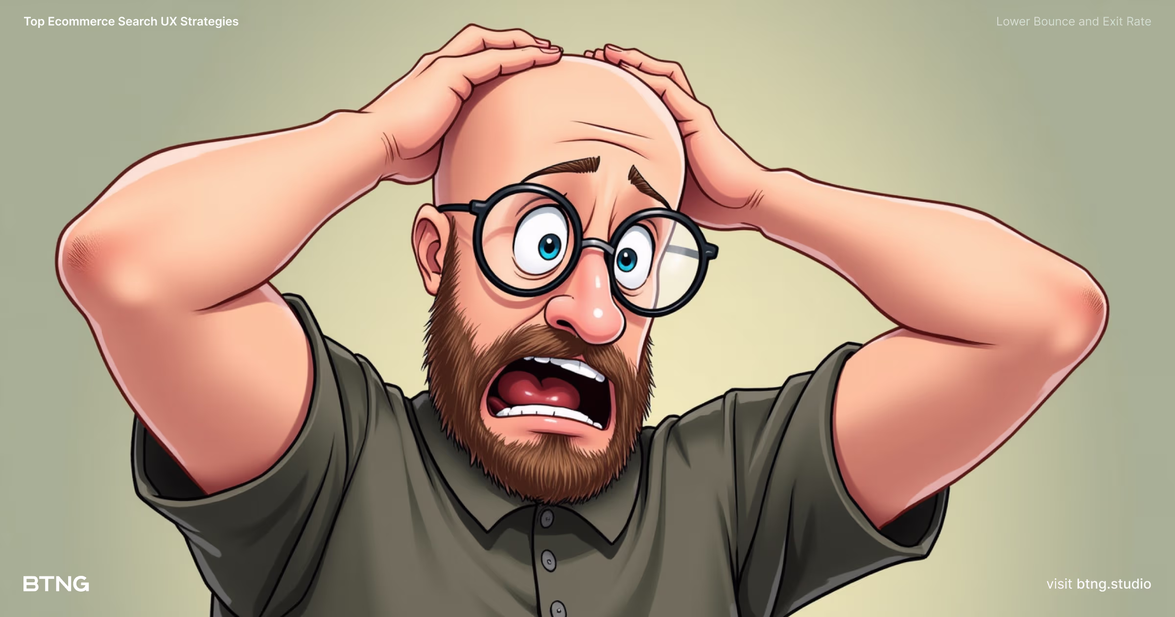 A diagram illustrating common search UX challenges and solutions.