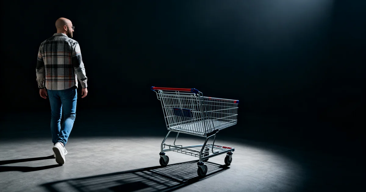 A chart illustrating average cart abandonment rates across ecommerce industries.