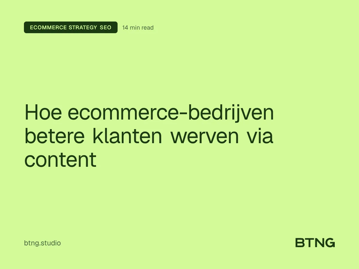 Hoe ecommerce-bedrijven betere klanten werven via content