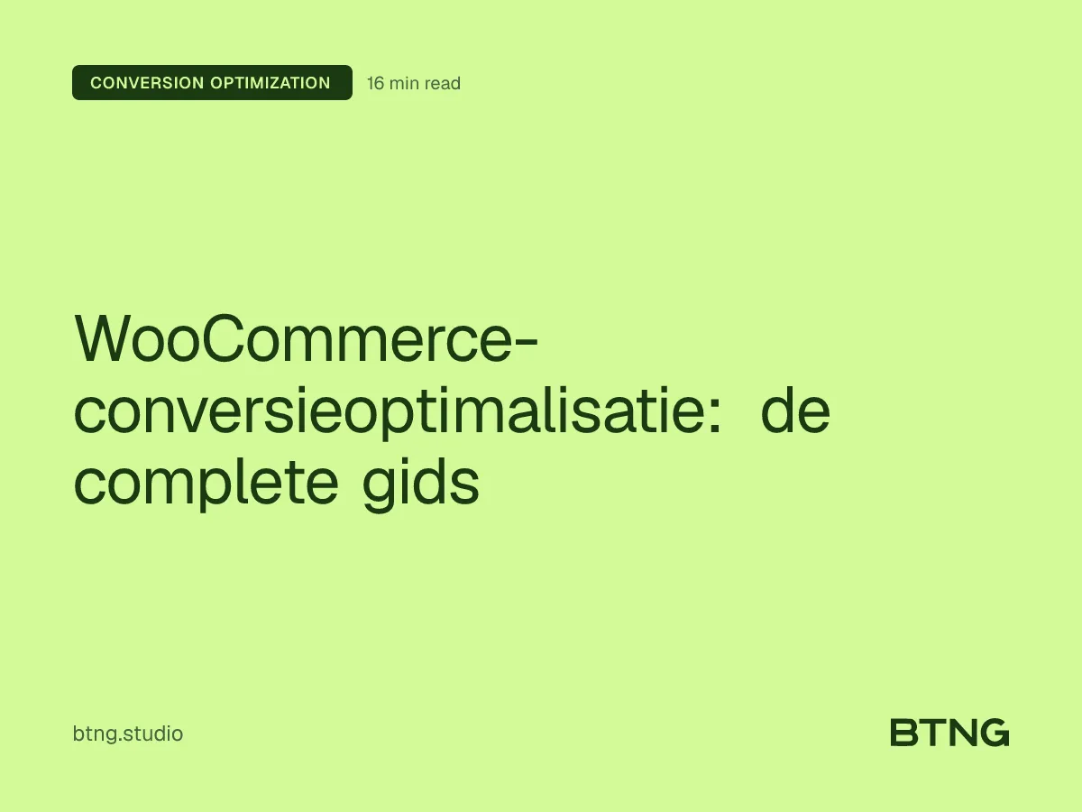 WooCommerce-conversieoptimalisatie: de complete gids