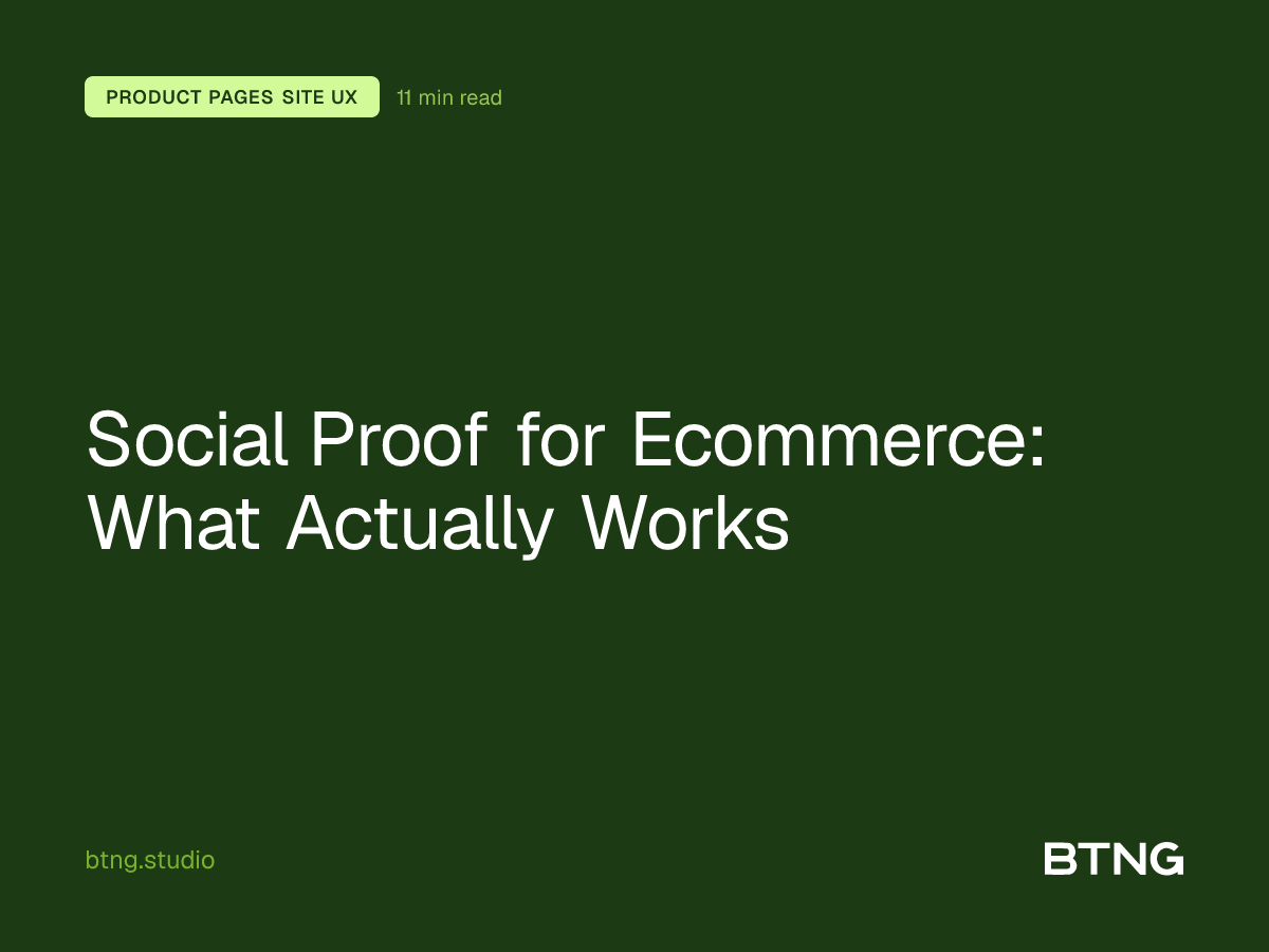 Social Proof for Ecommerce: What Actually Works