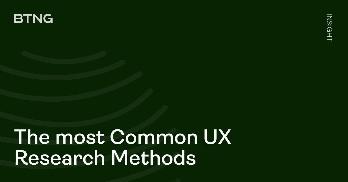 The Most Common UX Research Methods